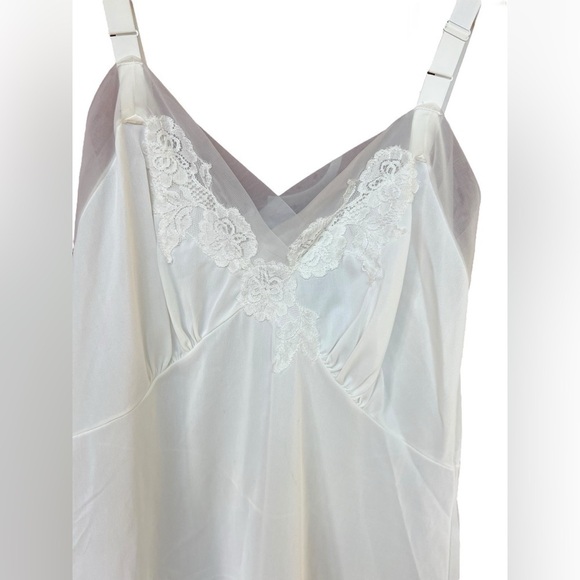 Vintage kayser slip dress white size 34 - Picture 2 of 6
